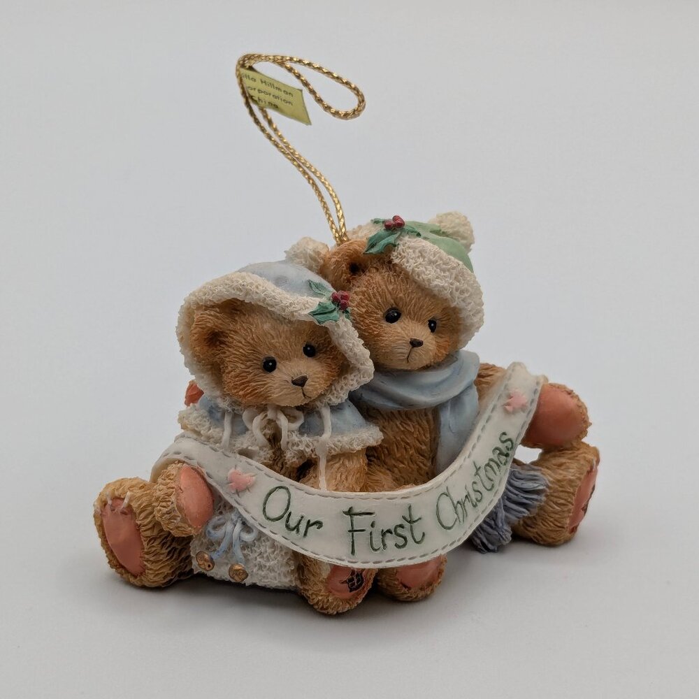 Cherished Teddies "Our First Christmas Together" Hanging Ornament (141259) 1995